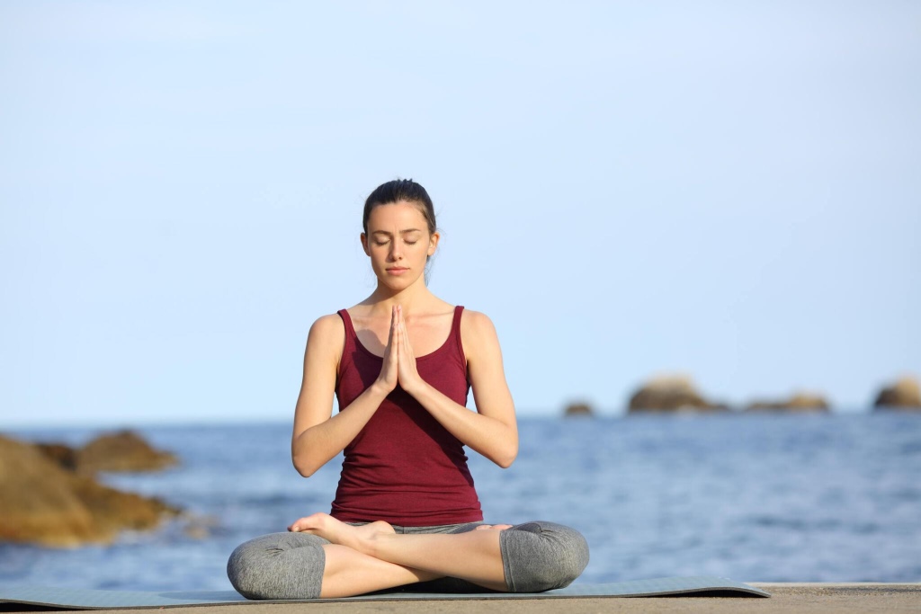 Woman doing Meditation 